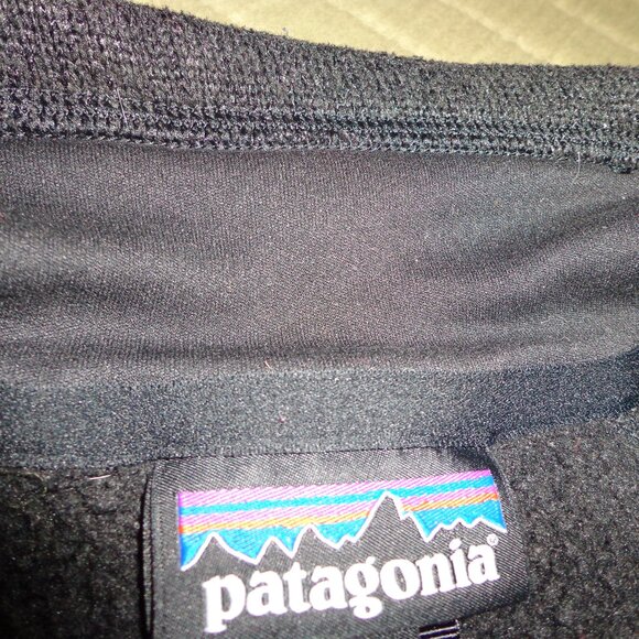 Patagonia Women's Better Sweater 1/4 Zip Fleece L Black Stand Collar - Picture 4 of 14